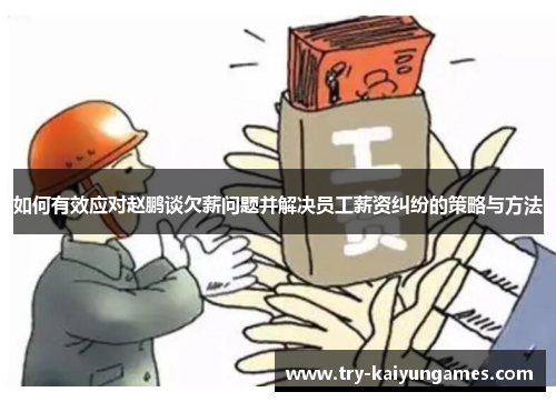 如何有效应对赵鹏谈欠薪问题并解决员工薪资纠纷的策略与方法